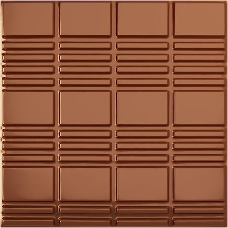 Ekena Millwork 19 5/8in. W x 19 5/8in. H Stacked EnduraWall Decorative 3D Wall Panel Covers 2.67 Sq. Ft. WP20X20SDBCO